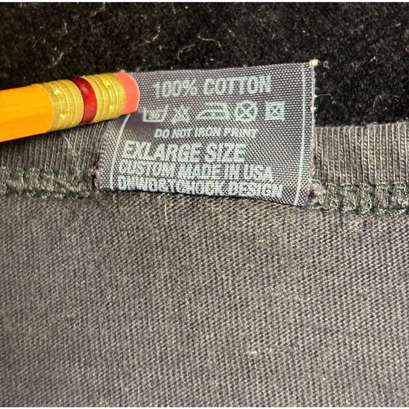 RADIOHEAD Black Stan Donwood TCHOCK Shirt Art 2000 Made by W.A.S.T.E. Men's XL - Picture 3 of 8